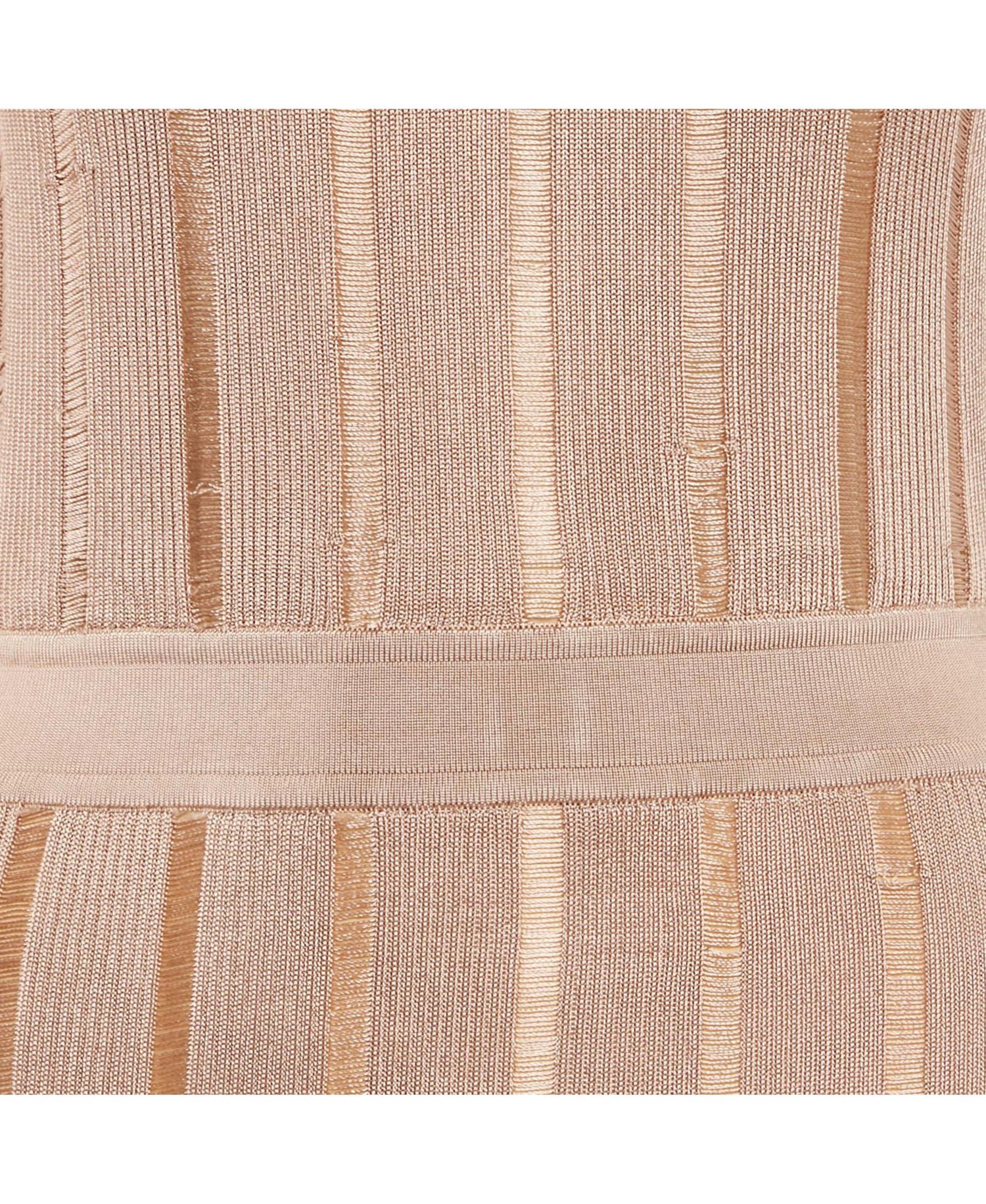Women's Beige Knit Dress