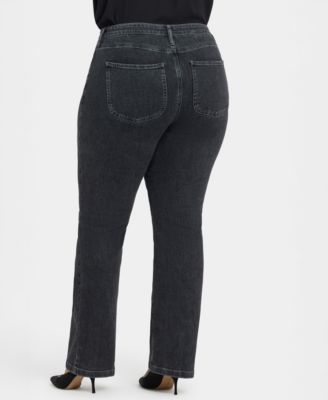 Plus Size Billie Mini Bootcut Seam Detail Jeans