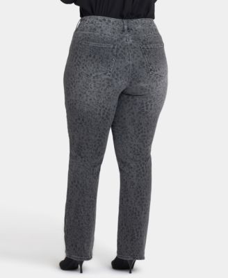 Plus Size High Rise Marilyn Straight Jeans