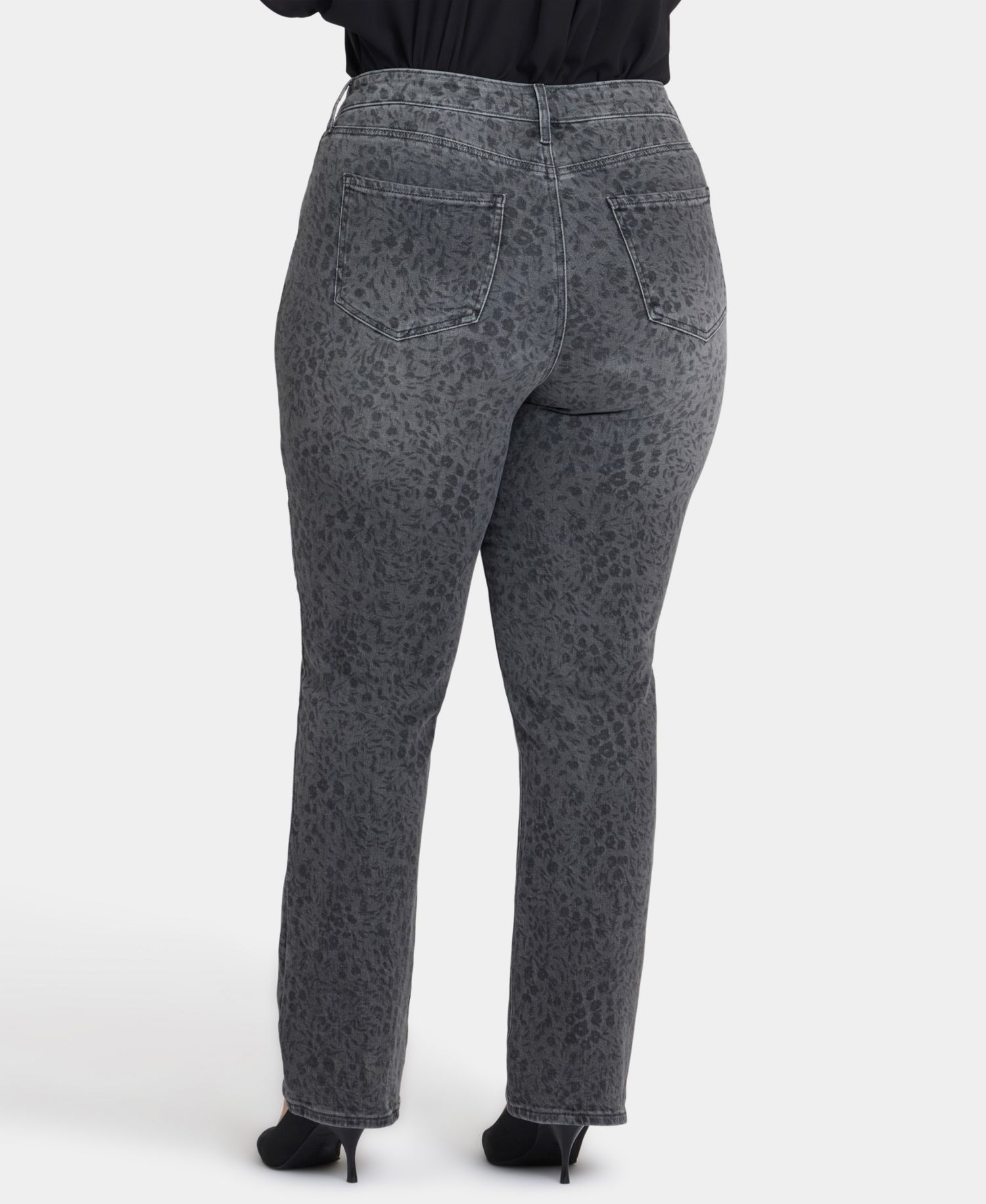 Plus Size High Rise Marilyn Straight Jeans