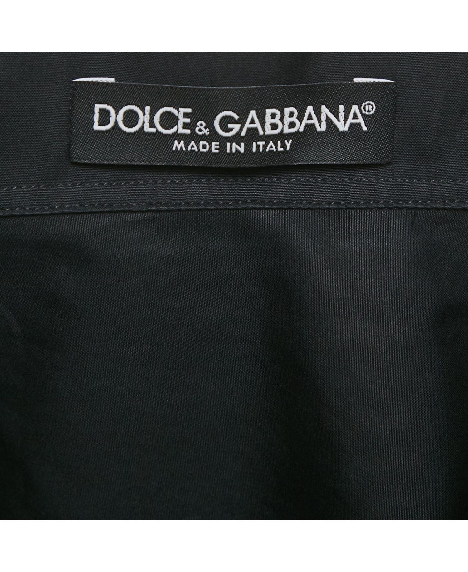 Women's Pre-Owned Dolce and Gabbana Black Cotton Oversize Tunic