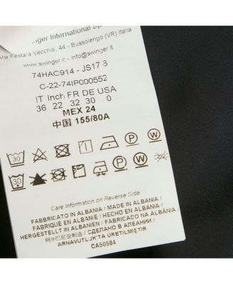 Women's Jeans Couture Black Printed Jersey Cut- Out Midi Dress