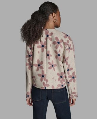 Women's Floral Printed Wrap Jacket