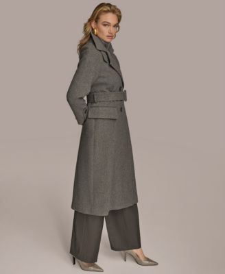 Women's Double-Breasted Belted Wrap Coat