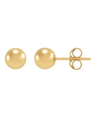 Ball Stud Earrings in 10k Yellow Gold