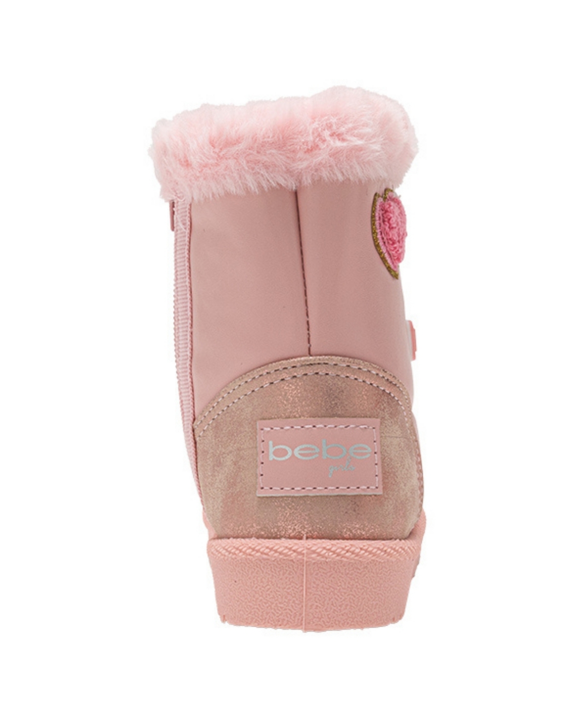 Bebe Girls' Toddler 5T-10T Embroidered Patches Winter Boots