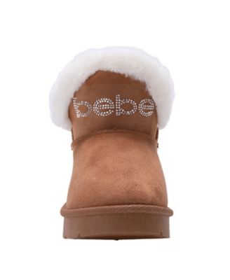 Girls' 1-13 Rhinestone Bow Details Winter Boots
