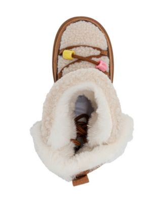 Girls' Toddler 5T-10T Lace-Up Winter Boots