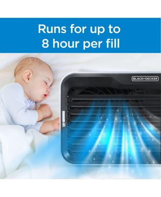 BLACK+DECKER Desktop Air Cooler, Personal Portable Fan with 3-Speeds, Evaporative Air Cooler