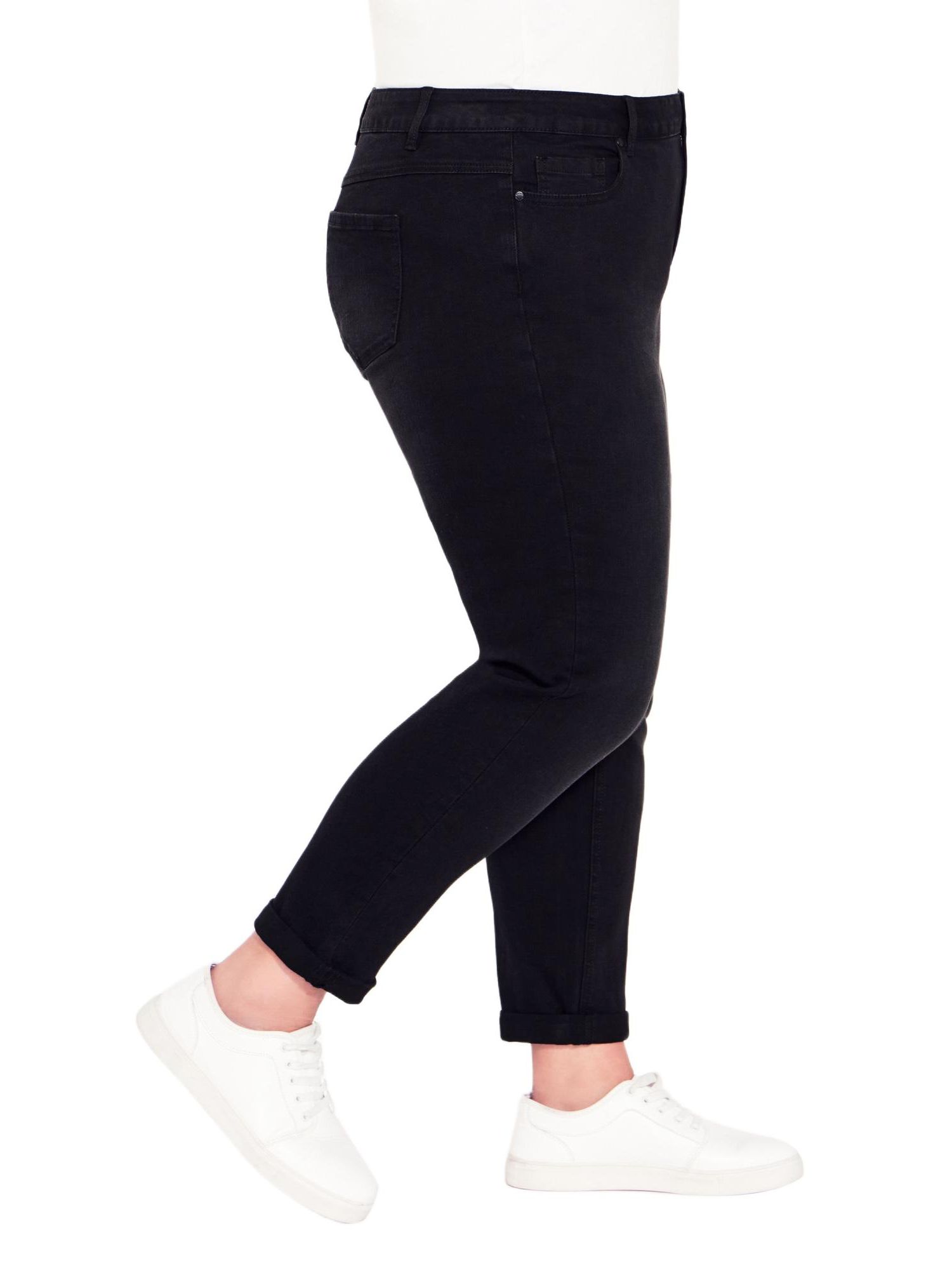 Women's Plus Size Tall Denim Girlfriend Stretch Jean