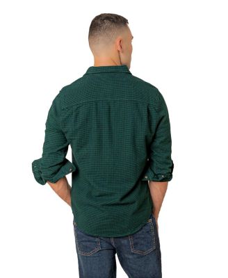 Men's Organic Long Sleeve Flannel Button Down Shirt