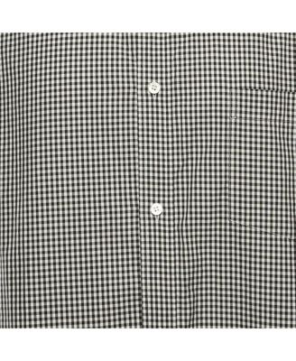 Women's Monochrome Gingham Cotton Oversized Shirt