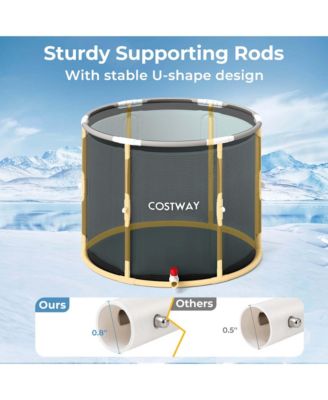 Foldable Ice Bath Tub with Plunge Pool for Recovery Cold Water Therapy Training