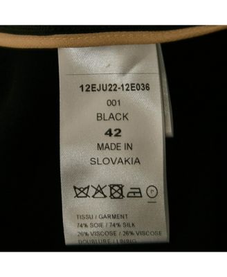 Women's Pre-Owned Chlo&eacute Black Silk Pleated Short Skirt