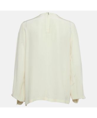 Women's Cream Amore Silk Blouse