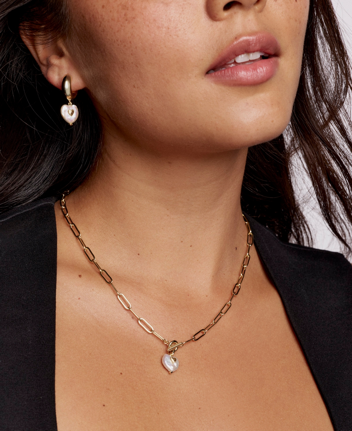 Kendra Scott Gold Plated Heart Pendant Necklace