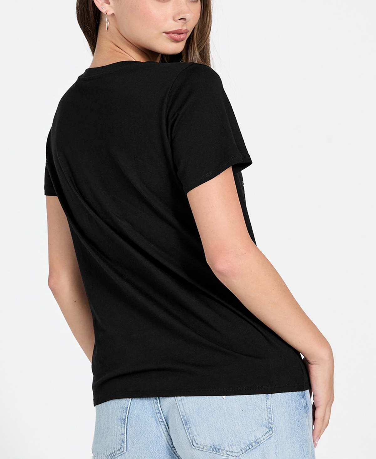 Guess Women's Short-Sleeve Love Struck Print T-Shirt