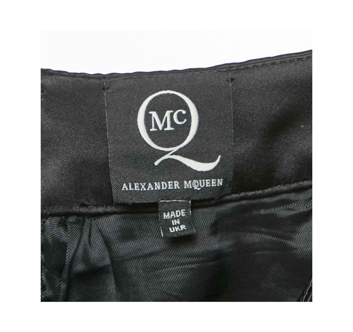 Women's Black Satin Pleated Mini Skirt