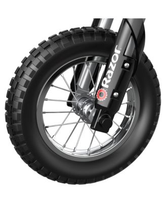 MX400 Dirt Rocket 24V Electric Toy Motocross Motorcycle Dirt Bike, Black