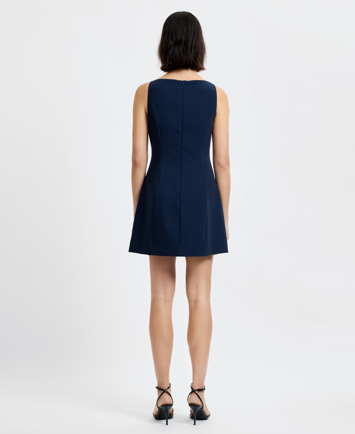 French Connection Women's Sleeveless Button-Down Mini Dress