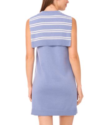 Women's Cardigan Overlay Short Sweater Dress