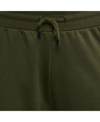 Men's Green Jersey Pintuck Detail Track Pants