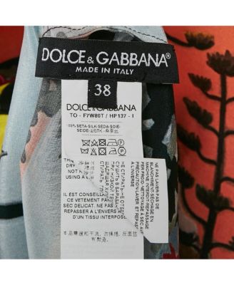 Women's Multicolor Capri Print Silk Top