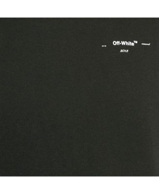 Men's Pre-Owned Cotton Logo Applique Detail Crew Neck T-Shirt