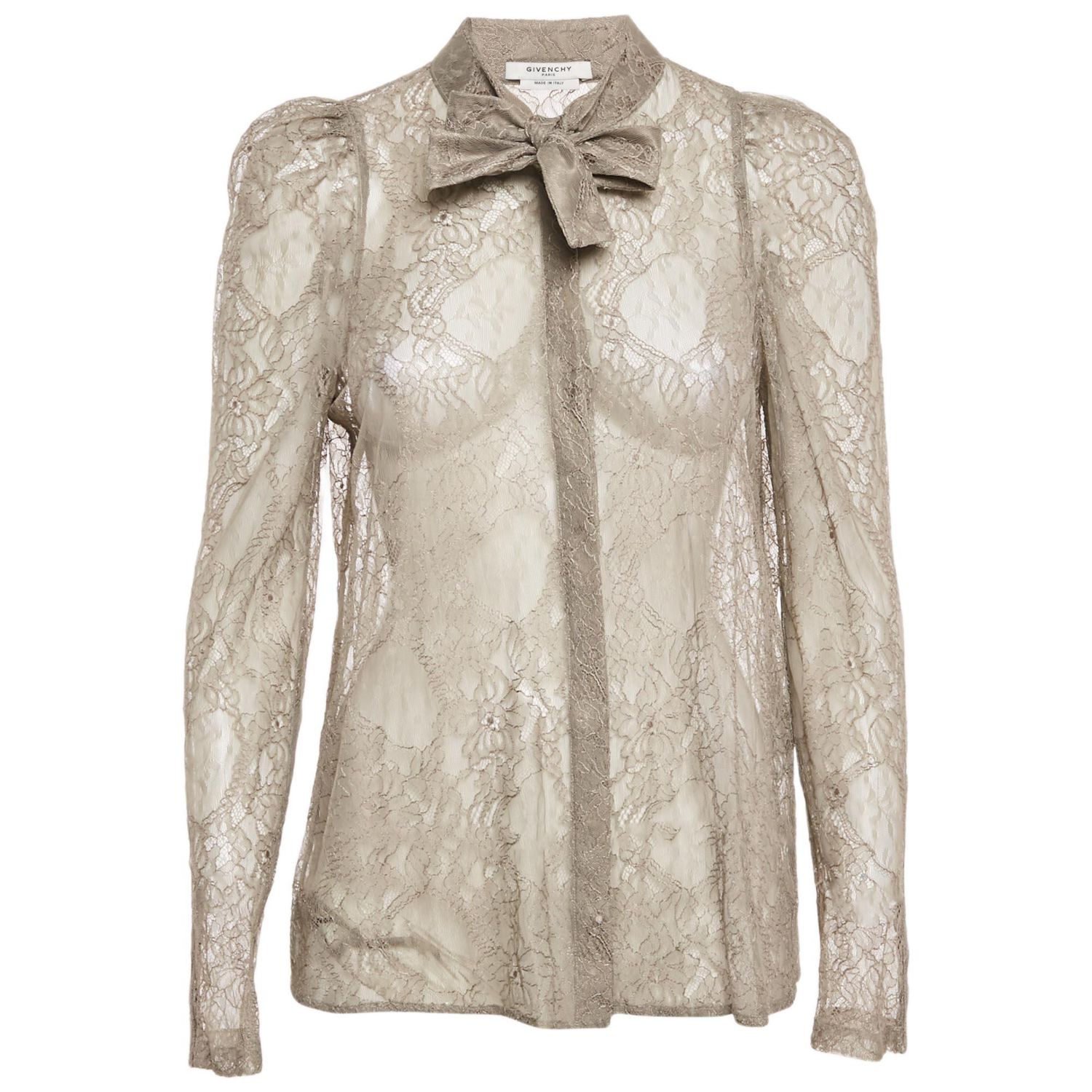 Women's Floral Lace Sheer Shirt