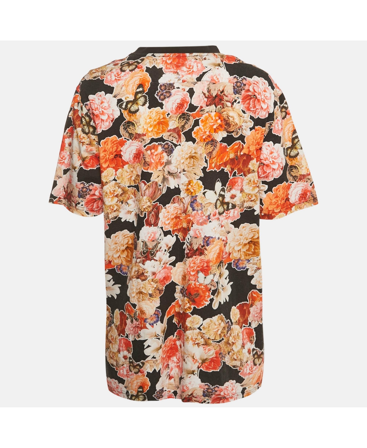 Pre-Owned Givenchy Women's Floral Print Jersey Crewneck T-Shirt