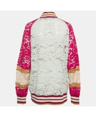 Women's Multicolor Lace Sheer Oversized