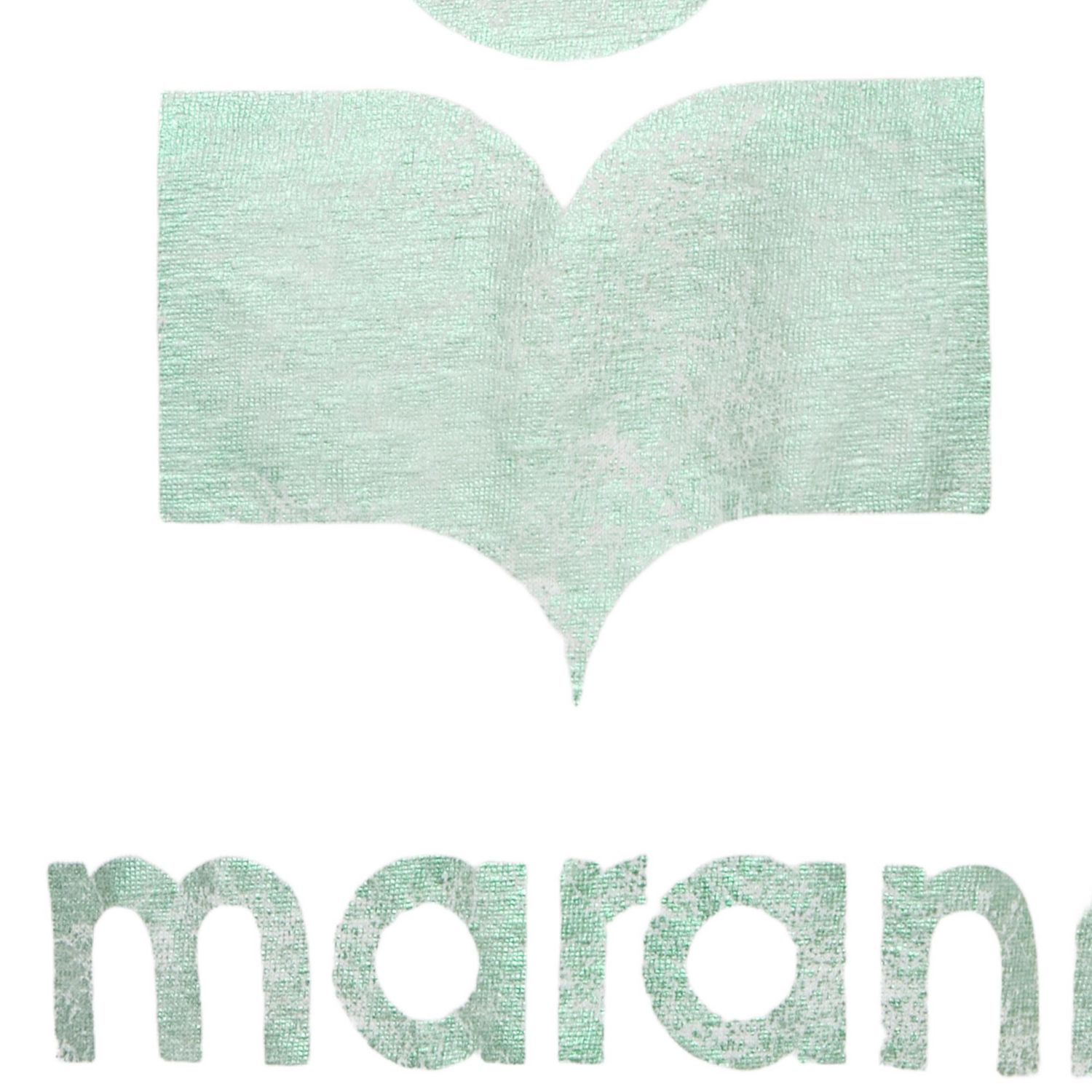 Women's Etoile Foil Logo Print Linen Jersey Top