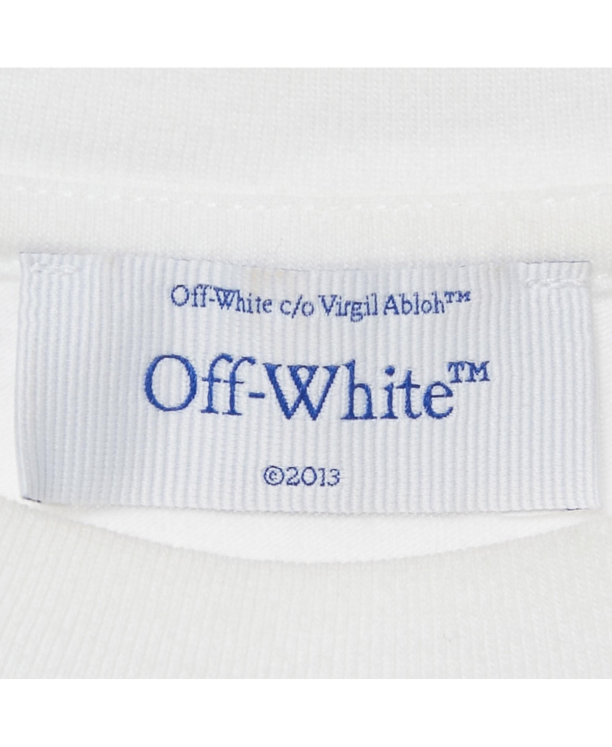 Pre-Owned Off-White Women's Pre-Owned Bow Print Jersey Crewneck T-Shirt