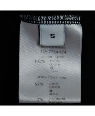 Women's Black Print Cotton Knit Tank Top