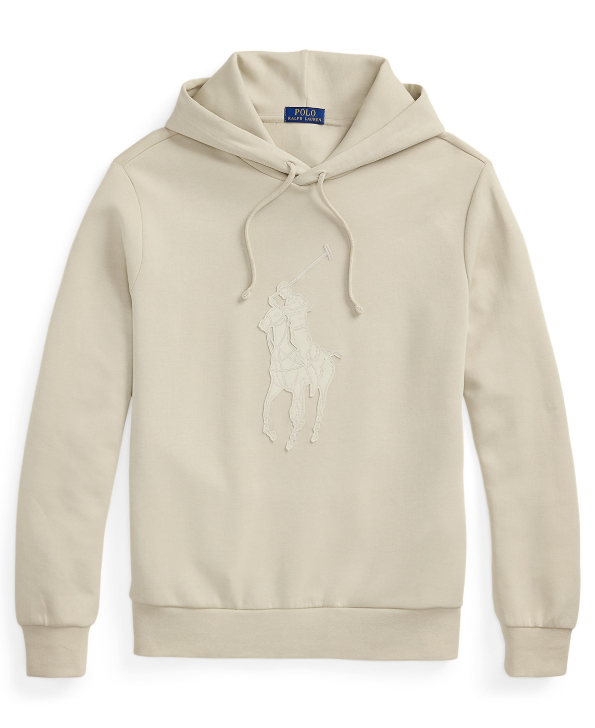 Polo Ralph Lauren Men's Leather-Pony Double-Knit Hoodie