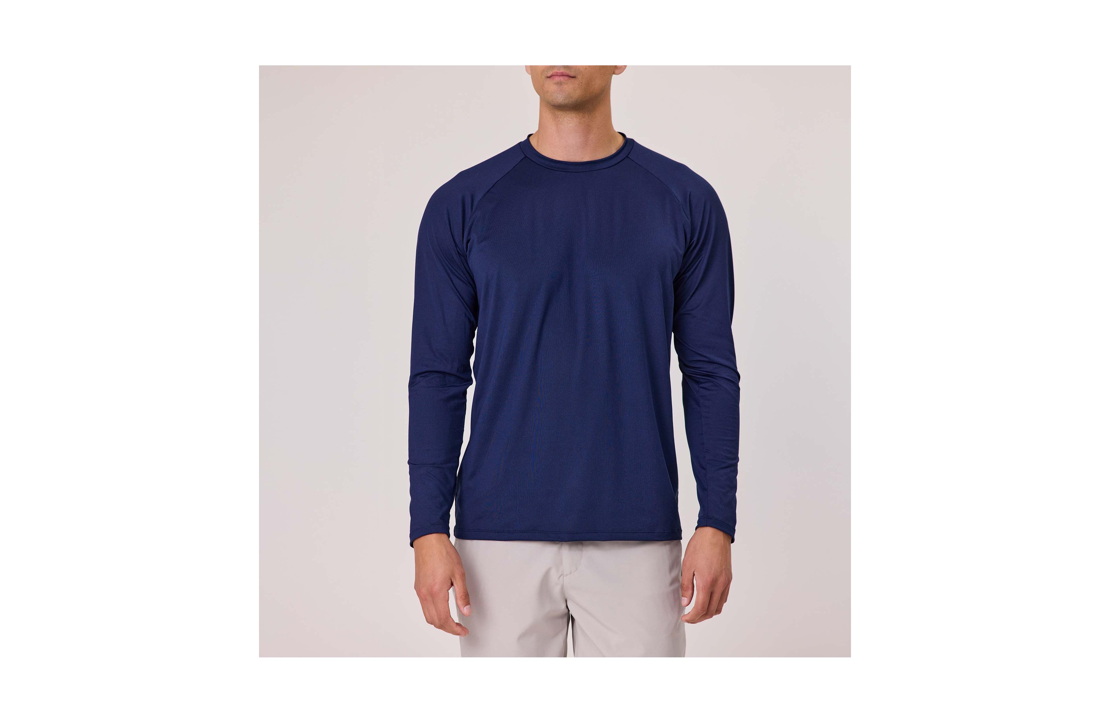 Snapper Rock Men's Heritage Navy Ls Outbound Tee