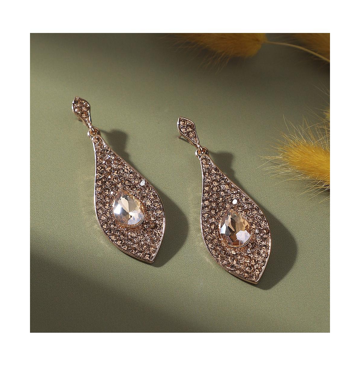 Sohi Maxi Marquise Drop Earrings
