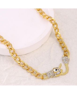 Women's The Bijou-Snakehead Chain Necklace - California Gold