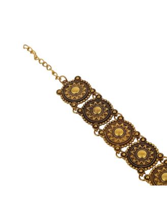 Women's The Tribal-Sol Choker Necklace - Antique Gold