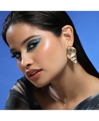 Women's The Translucent-Conchiglia Statement Earrings - California Gold