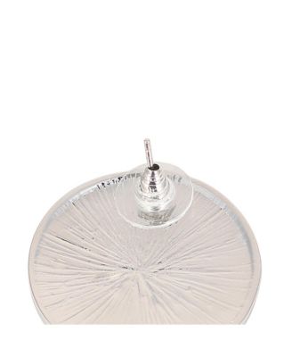 Women's The Enamel-Coin Stud Earrings - Metallic Silver