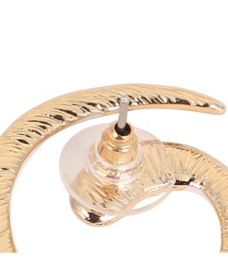 Women's The Enamel-Spirale Stud Earrings - California Gold