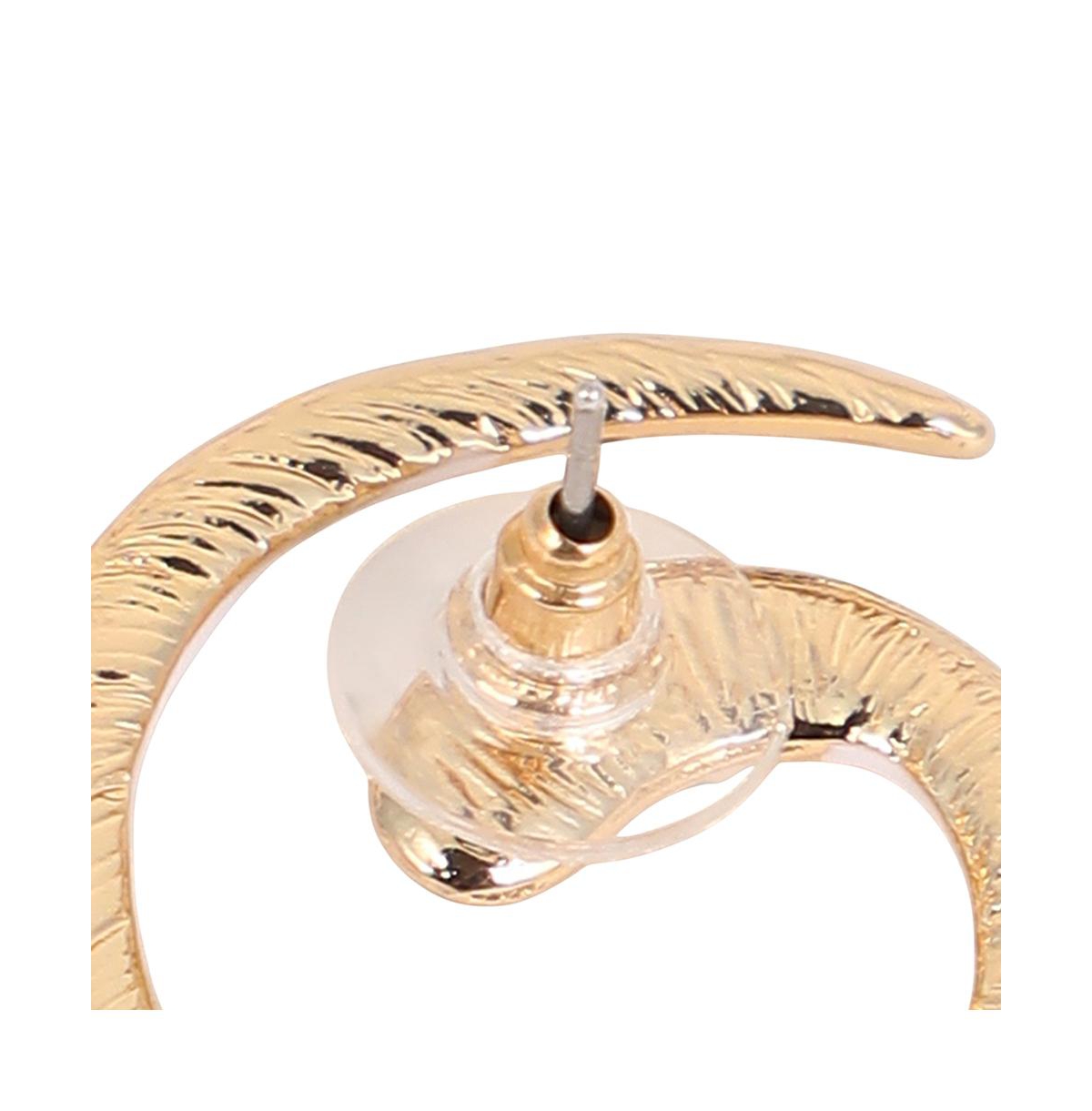 Women's The Enamel-Spirale Stud Earrings - California Gold