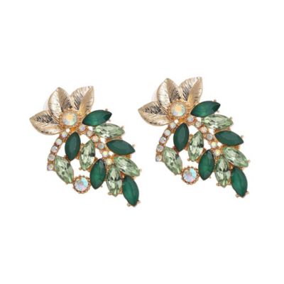 Women's Stone Cluster Drop Earrings