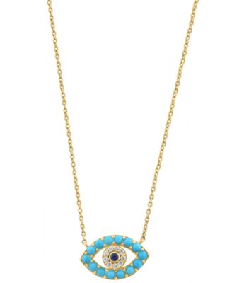 EFFY Collection - Multi-Gemstones (7/8 ct. t.w.) Pendant Necklace in 14K Yellow Gold
