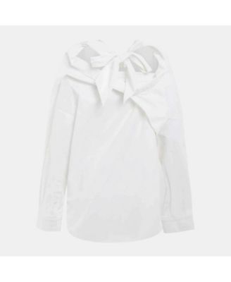 Women's Cotton Knotted Vareuse Shirt