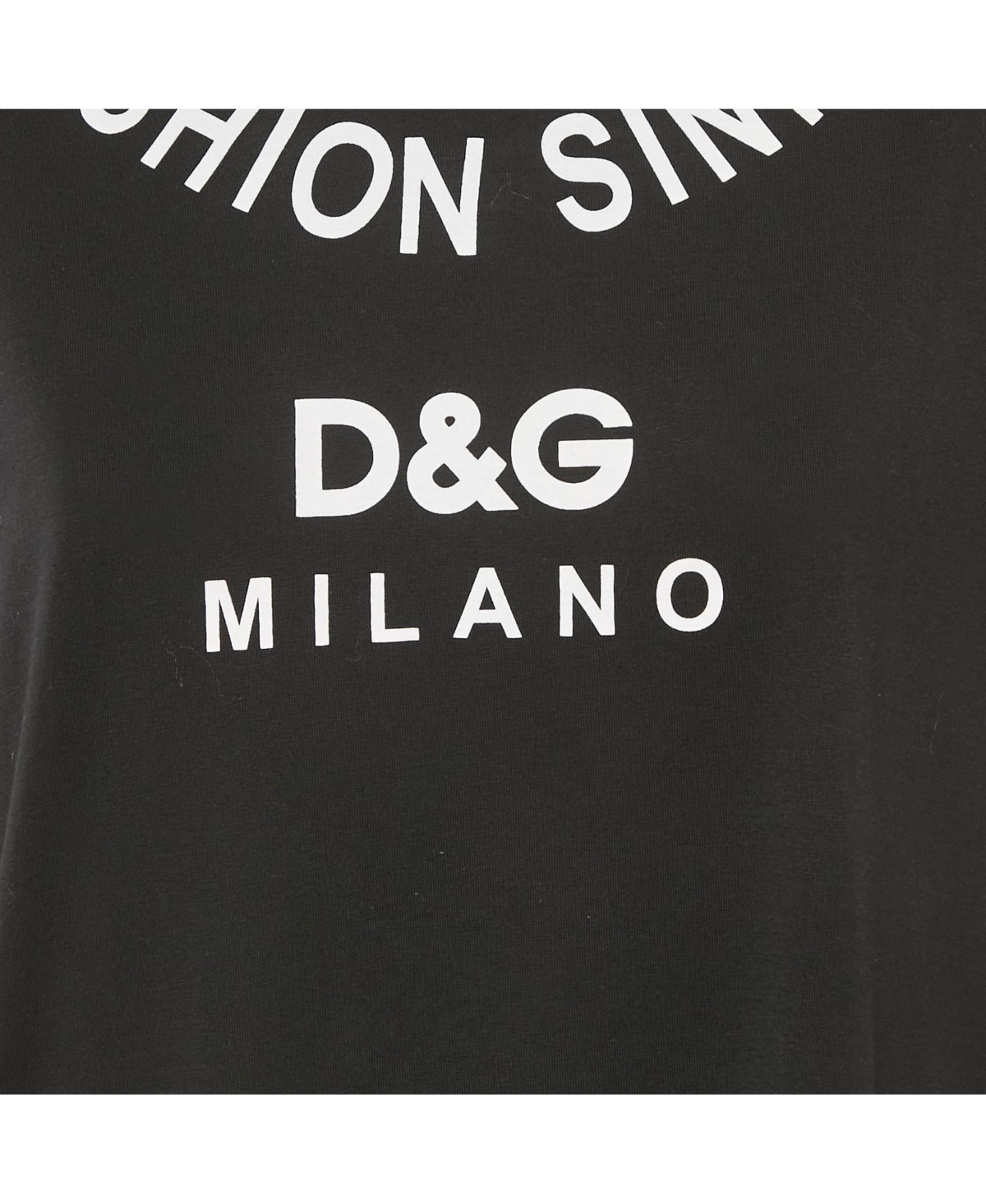 Pre-Owned Dolce & Gabbana Women's Printed Cotton Crew Neck T-Shirt