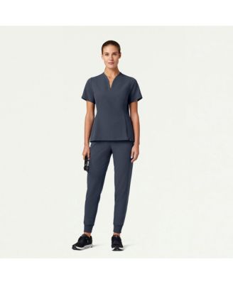Petite Silex 6-Pocket Slim Mid-Rise Scrub Jogger