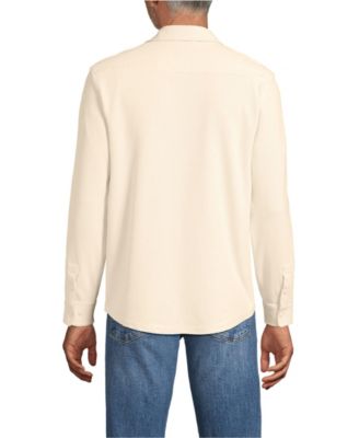 Men's Long Sleeve Knit Workwear Waffle Shirt