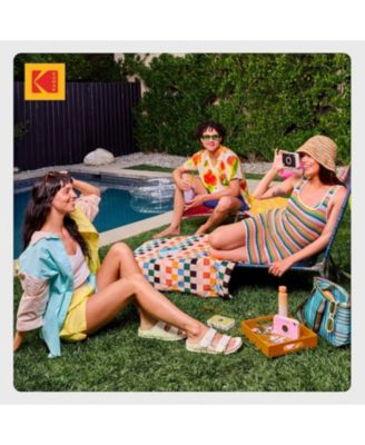 Printomatic+ Instant Camera Bundle (Yellow) 10MP w/ Pink Case & 20 Zink Paper